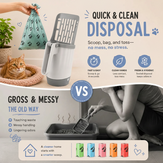 ScoopPurr™ | The Mess-Free Cat Litter Scoop